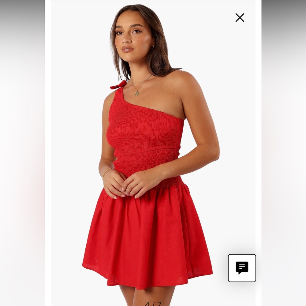 Petal & pup Allison one shoulder mini dress